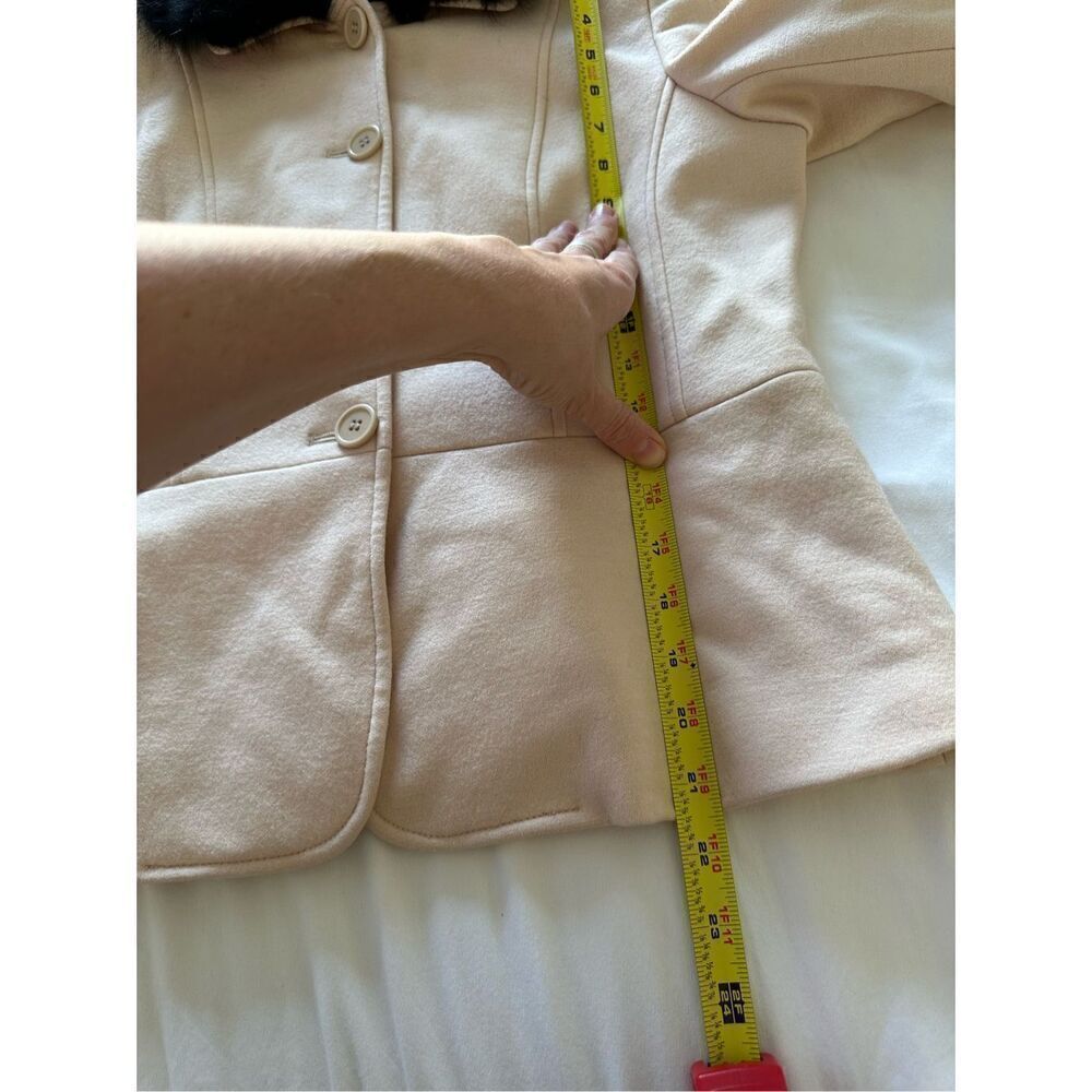 NWT Sandra Angelozzi "Nude" Jacket Size 40 80%wool 20% acrylic A - Picture 4 of 11